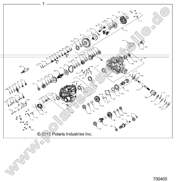 Drive Train, Main Gearcase Internal Drive Train, Main Gearcase Internal