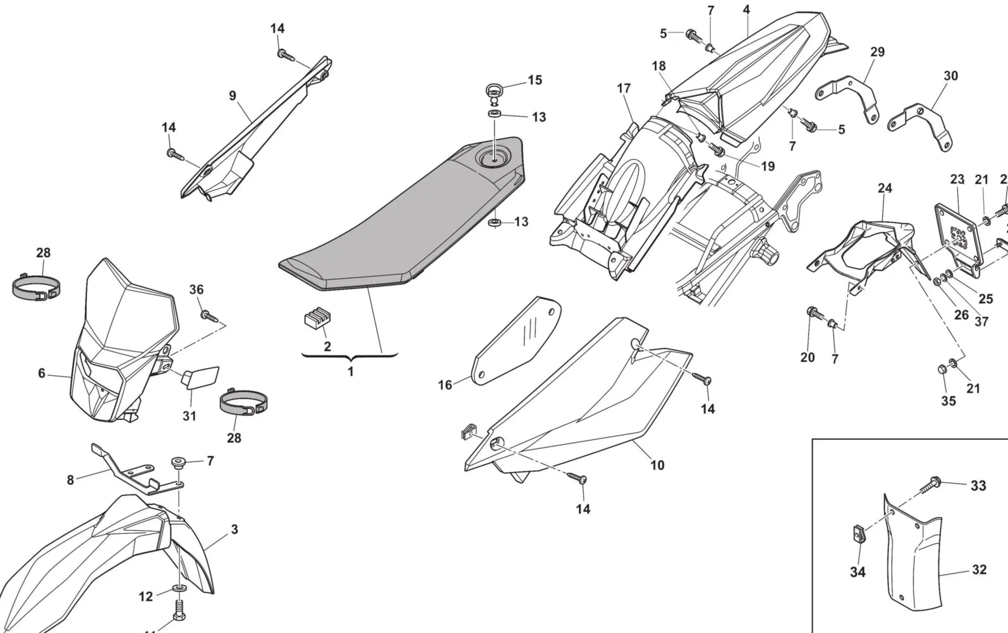 Verkleidung / Sitzbank Verkleidung / Sitzbank