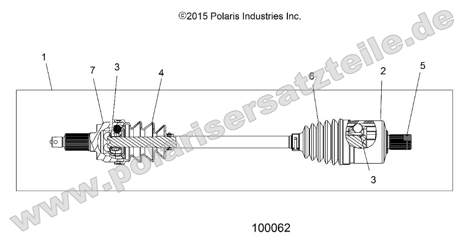 Drive Train, Drive Shaft, Front Drive Train, Drive Shaft, Front