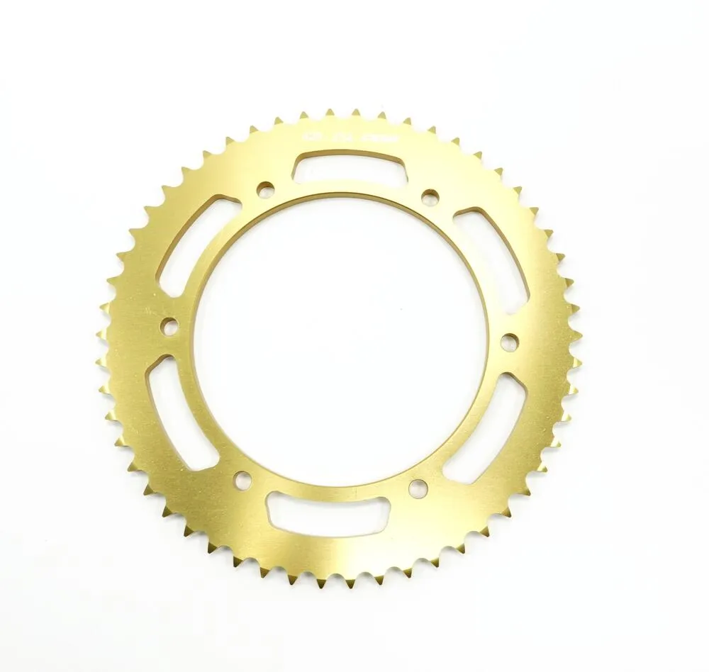 Fantic Original Kettenrad Aluminium gold hinten - 428 - 54