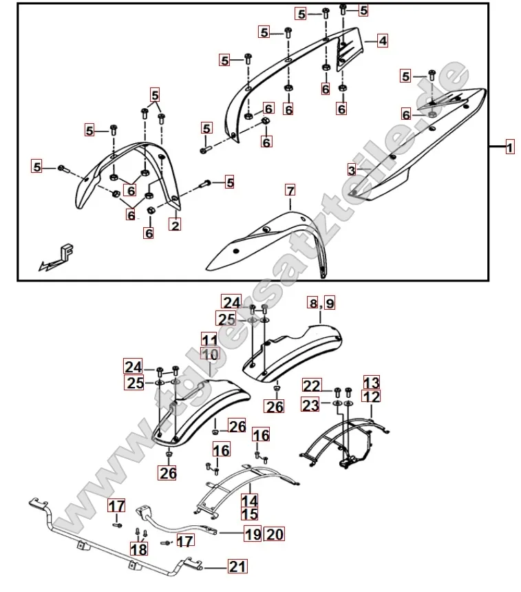 Kotflügelverbreiterung - Kotflügel vorne und hinten Kotflügelverbreiterung - Kotflügel vorne und hinten