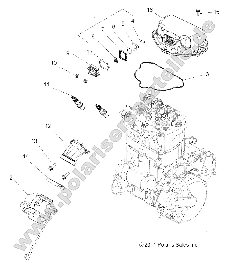 Engine, Throttle Body Mounting Engine, Throttle Body Mounting
