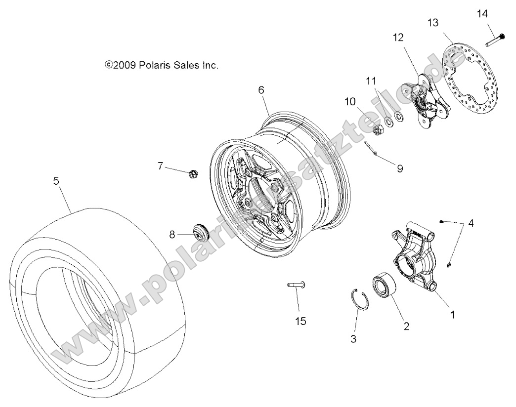 Wheels, Rear and Hub