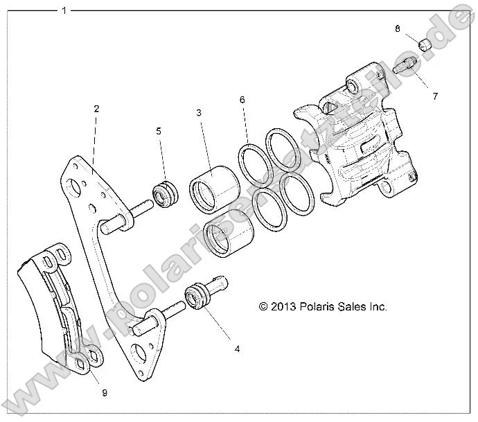Brakes, Front Caliper Brakes, Front Caliper
