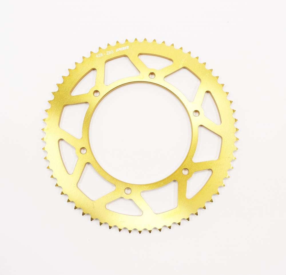 Fantic_Original_Kettenrad_Aluminium_gold_hinten___428___63__08137005 Fantic Original Kettenrad Aluminium gold hinten - 428 - 63