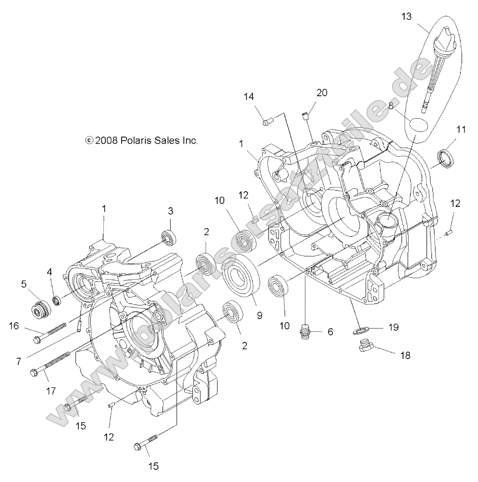 Engine, Crankcase Engine, Crankcase