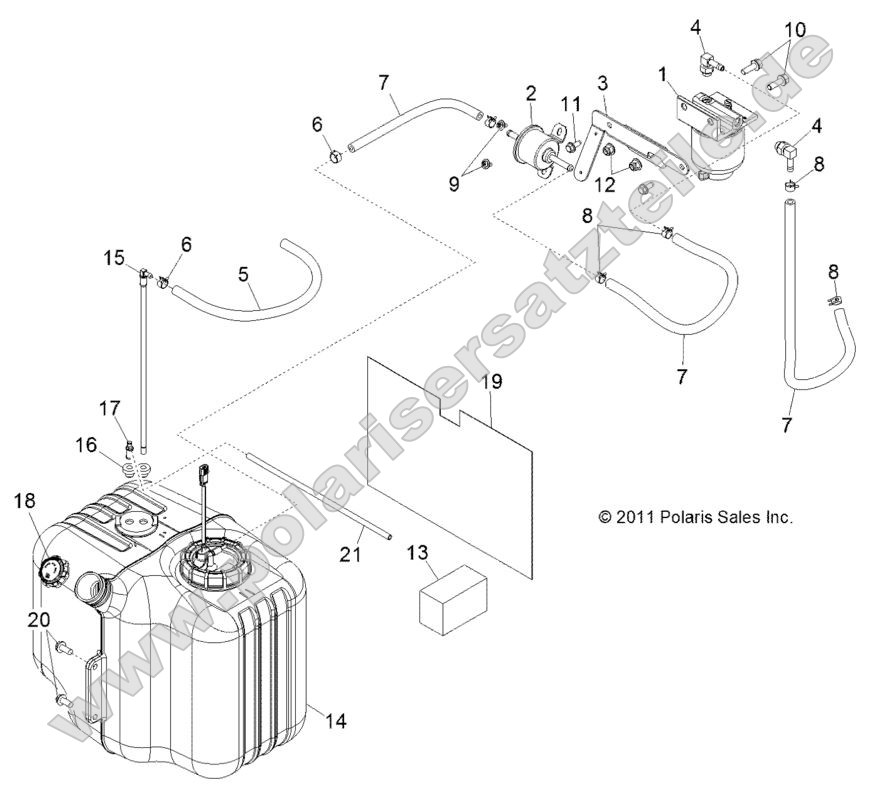 Body, Fuel Tank Asm. Body, Fuel Tank Asm.