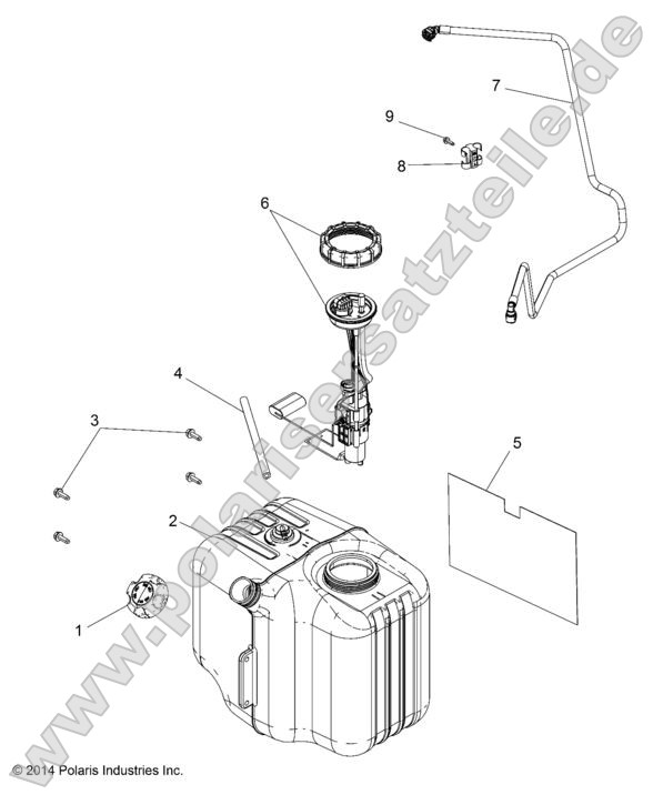 Body, Fuel Tank Asm. Body, Fuel Tank Asm.