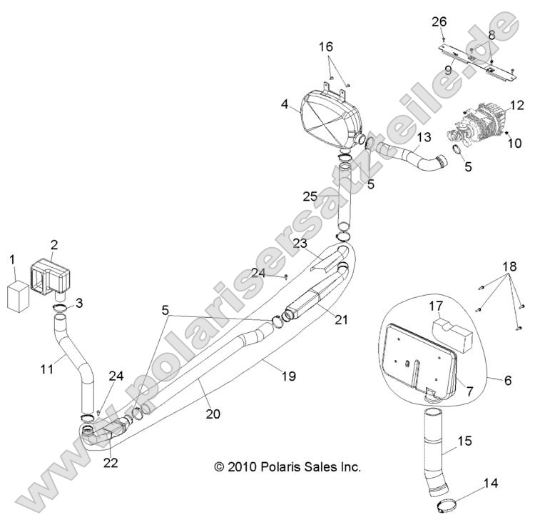 Engine, Clutch Air Intake