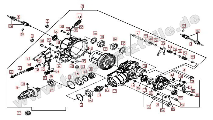 Differenzial vorne Differenzial vorne