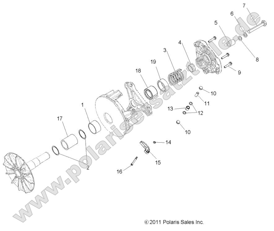 Drive Train, Primary Clutch
