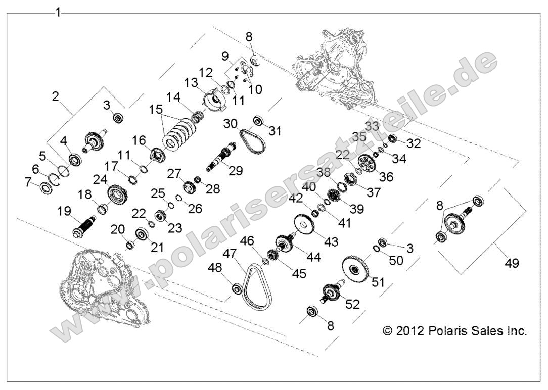 Drive Train, Main Gearcase Internals