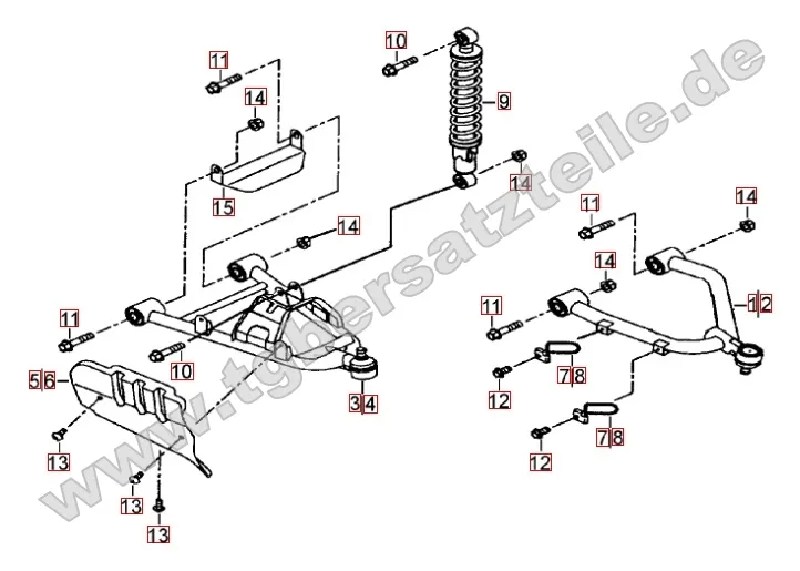 Federbein vorne Federbein vorne