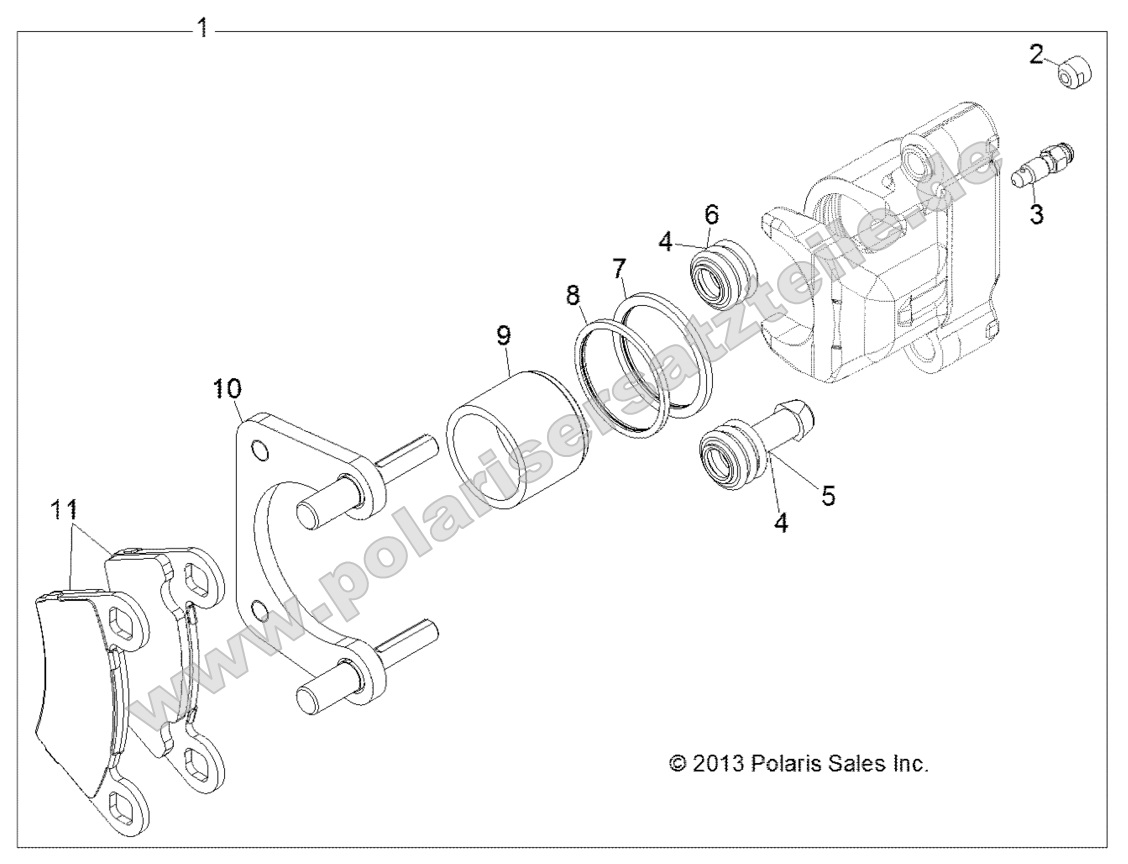 Brakes, Rear Caliper Brakes, Rear Caliper