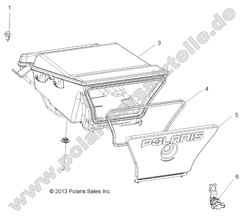 Body, Storage Box, Rear Body, Storage Box, Rear