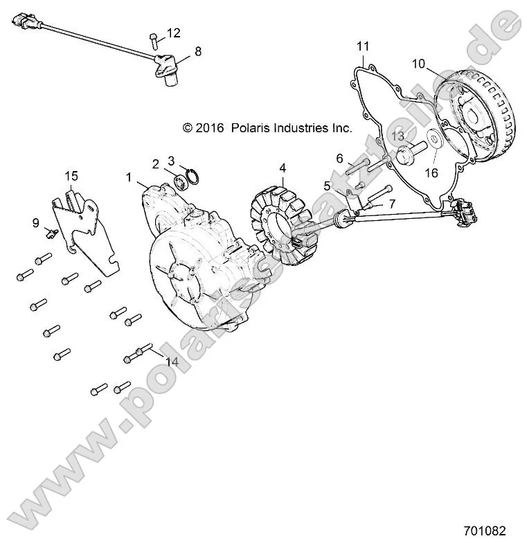 Engine, Stator and Flywheel