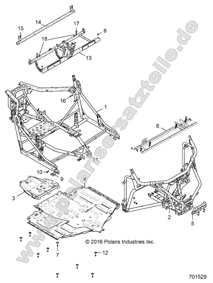 Chassis, Main Frame and Skid Plates