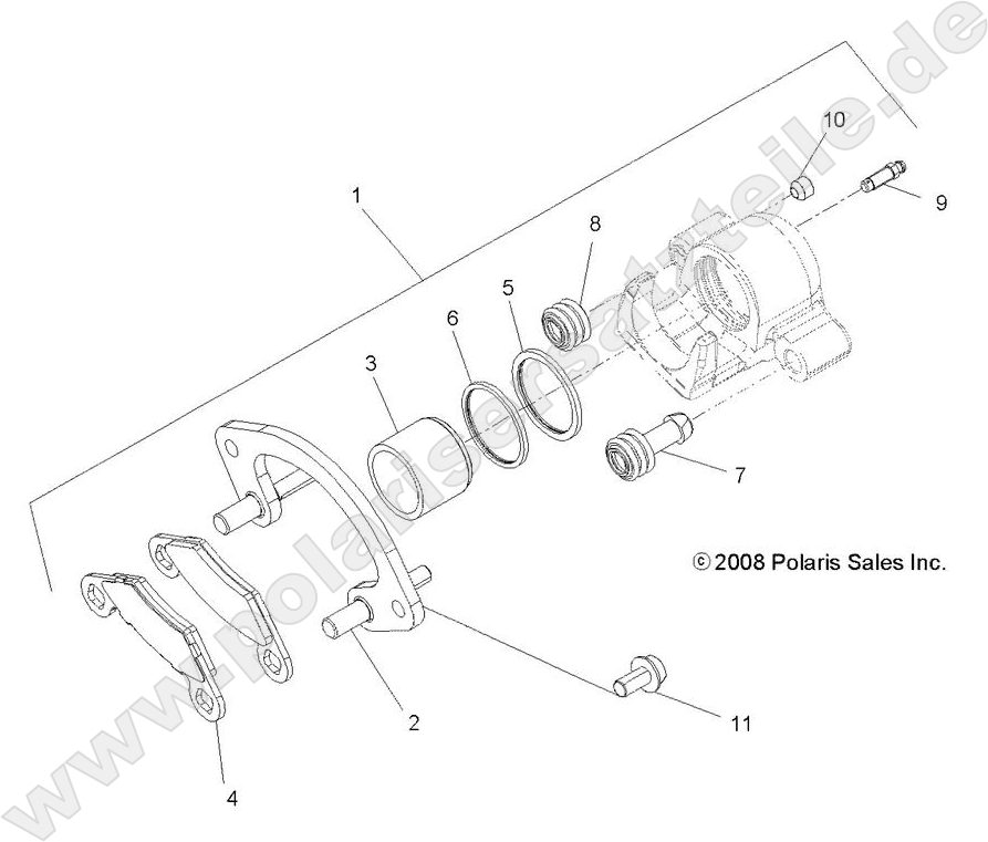 BRAKES, FRONT CALIPER BRAKES, FRONT CALIPER