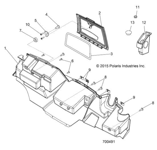 Body, Glove Box Storage