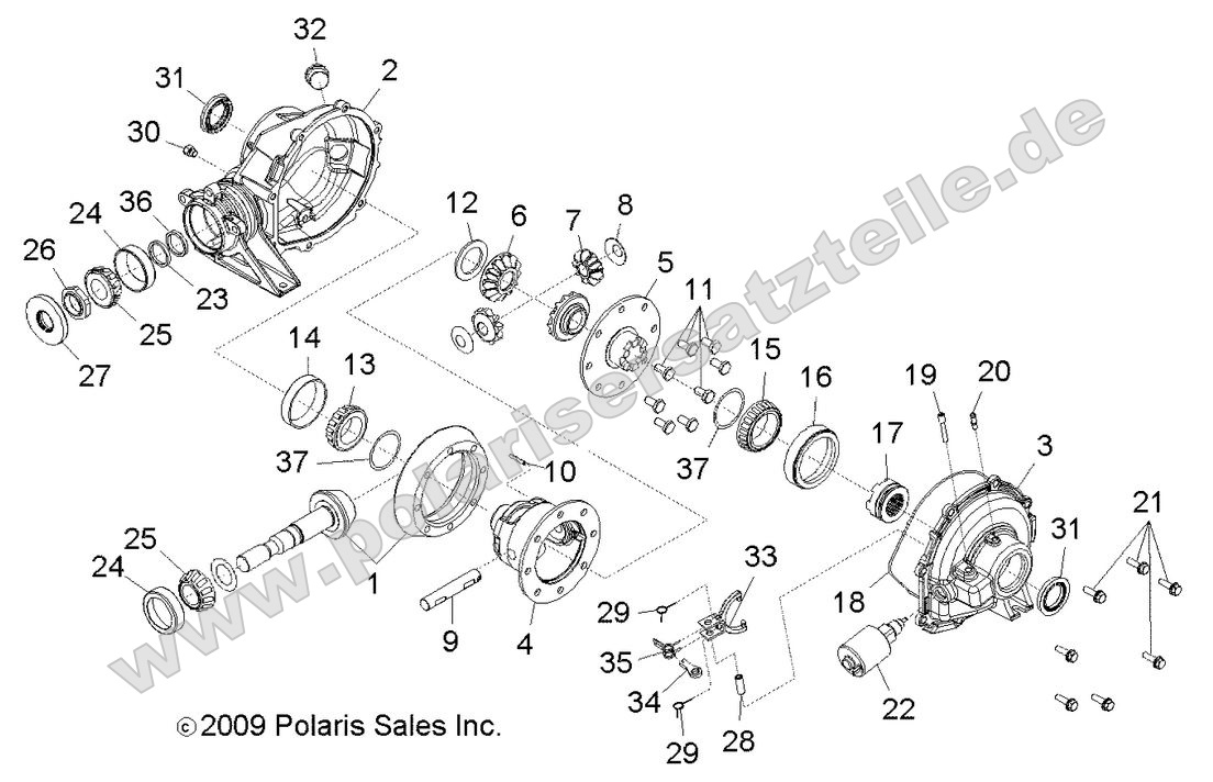 Drive Train, Rear Gearcase