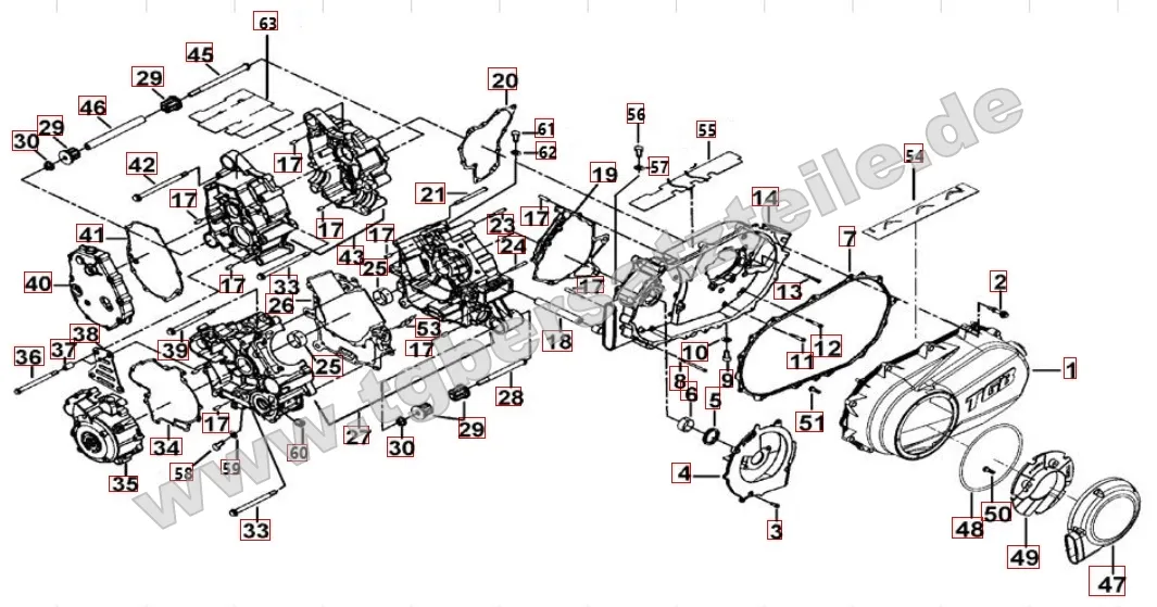 Motorgehäuse Motorgehäuse
