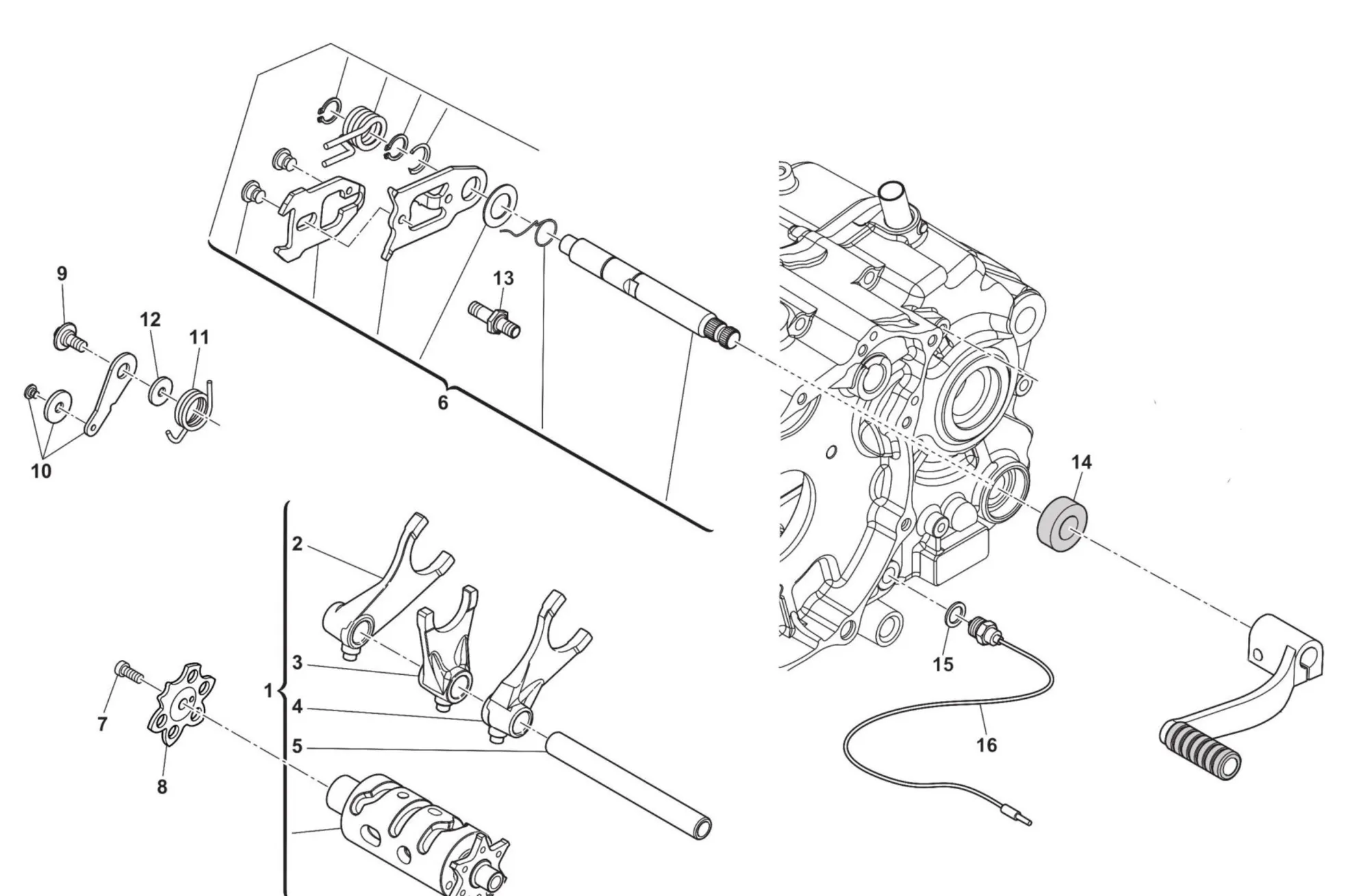 Schaltwelle Schaltwelle