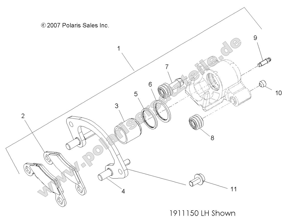Brakes, Front Caliper Brakes, Front Caliper