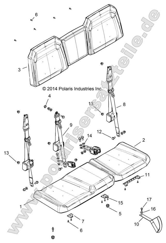 Body, Seat Body, Seat