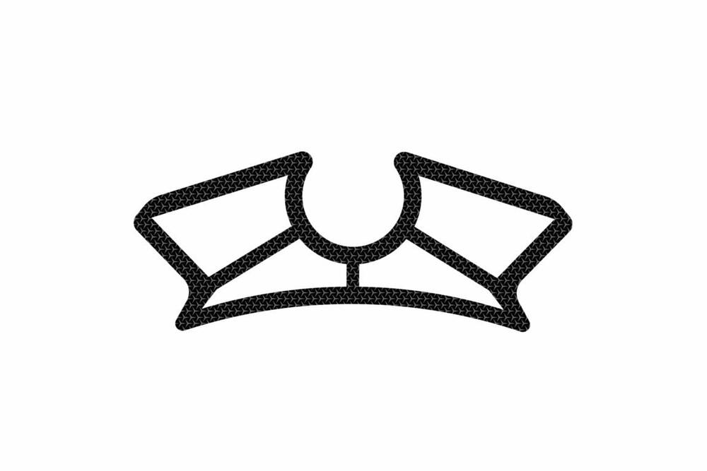 PUIG GABELBRÜCKEN-PROTEKTOR YAMAHA YZF-R3 15-17' CARBON - 8307U