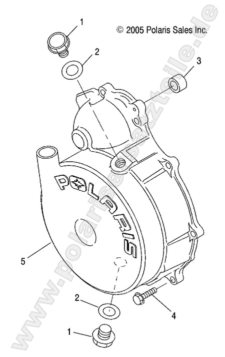 ENGINE, FLYWHEEL COVER