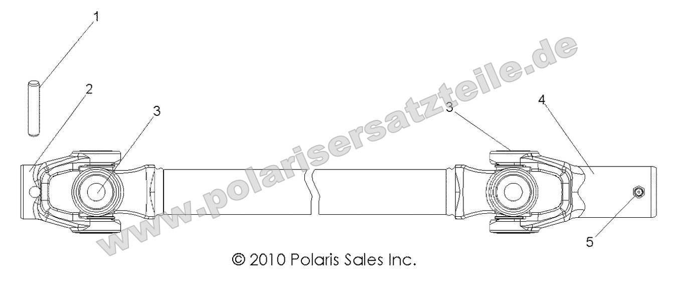 Drive Train, Front Prop Shaft