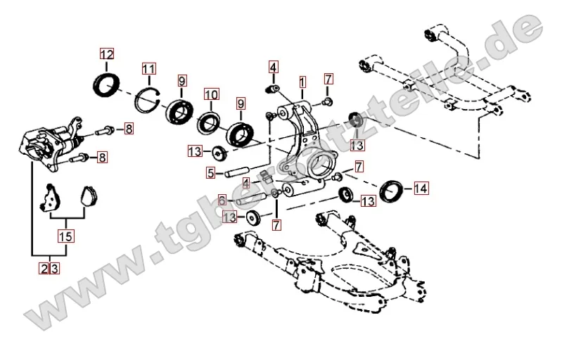 Hinterradachse Hinterradachse