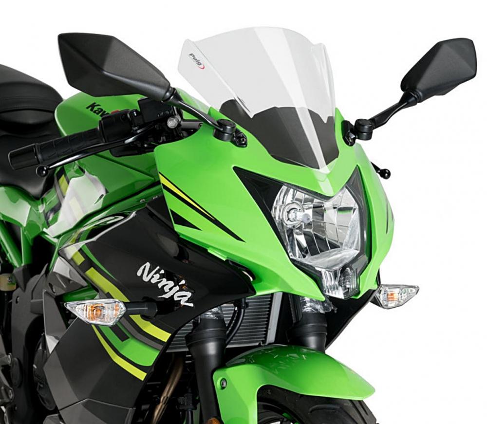 Puig Racing Verkleidungsscheibe getönt Kawasaki Ninja 125 2018-20