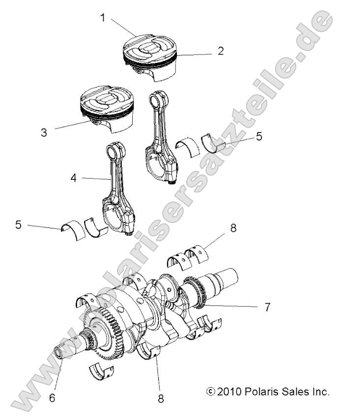 Engine, Crankshaft and Piston Engine, Crankshaft and Piston