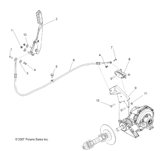 Brakes, Park Brake Asm. Brakes, Park Brake Asm.