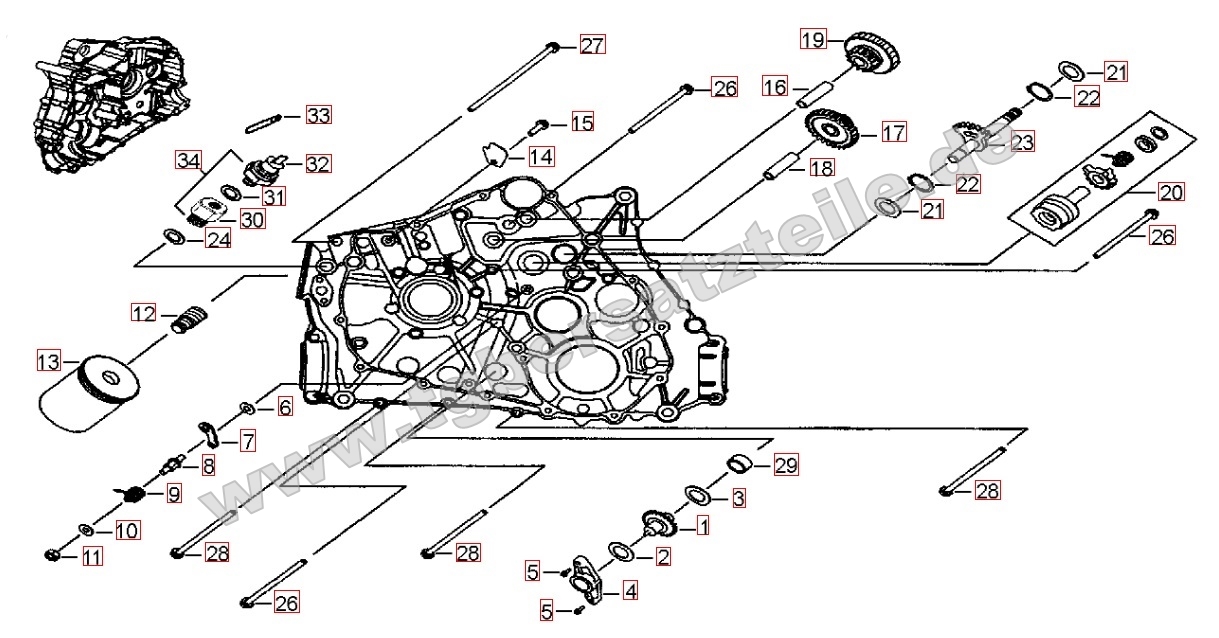 Motorgehäuse links (1)
