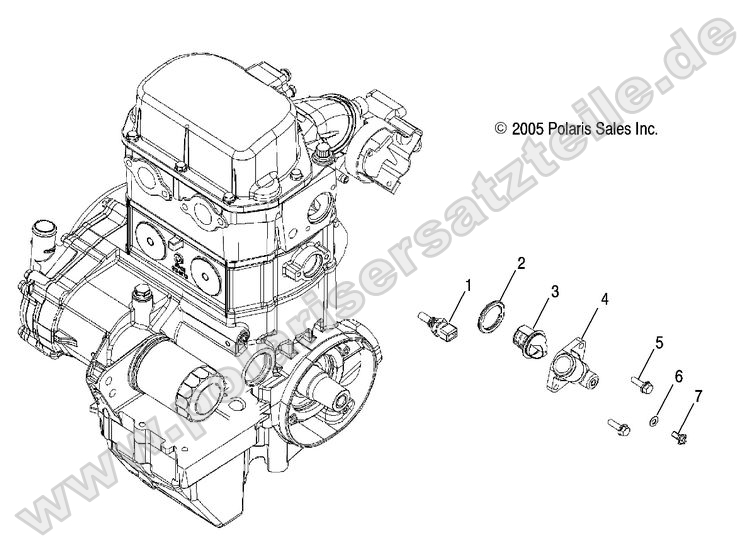 Engine, Manifold and Thermostat