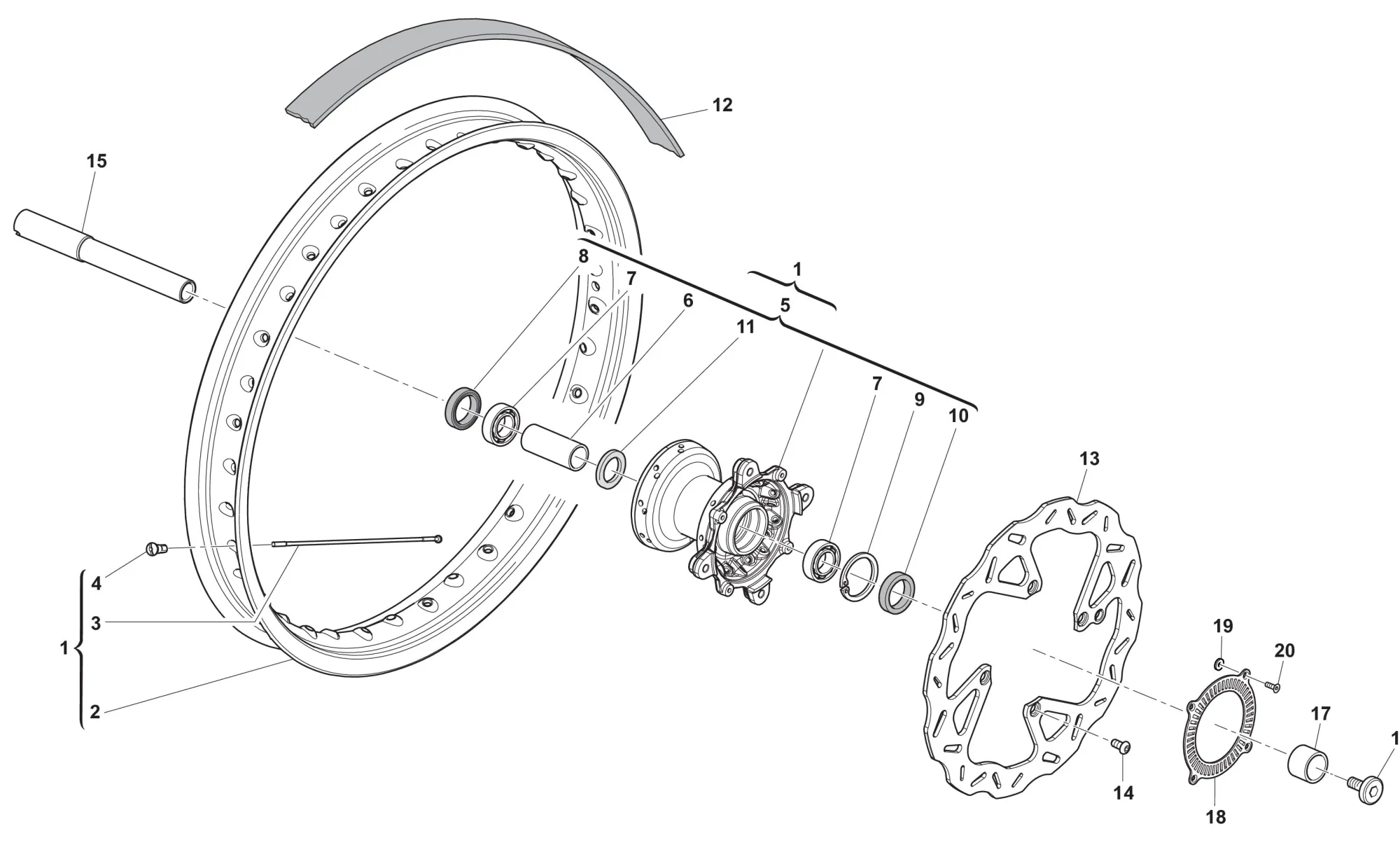Vorderrad Superdual X