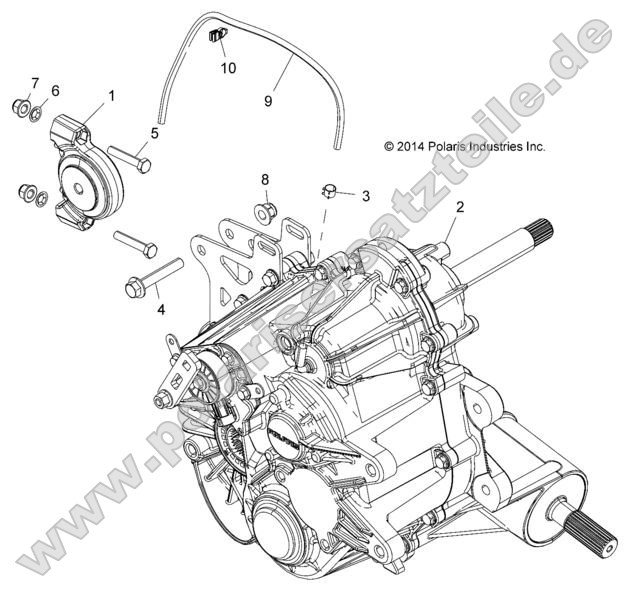 Drive Train, Main Gearcase Mounting Drive Train, Main Gearcase Mounting