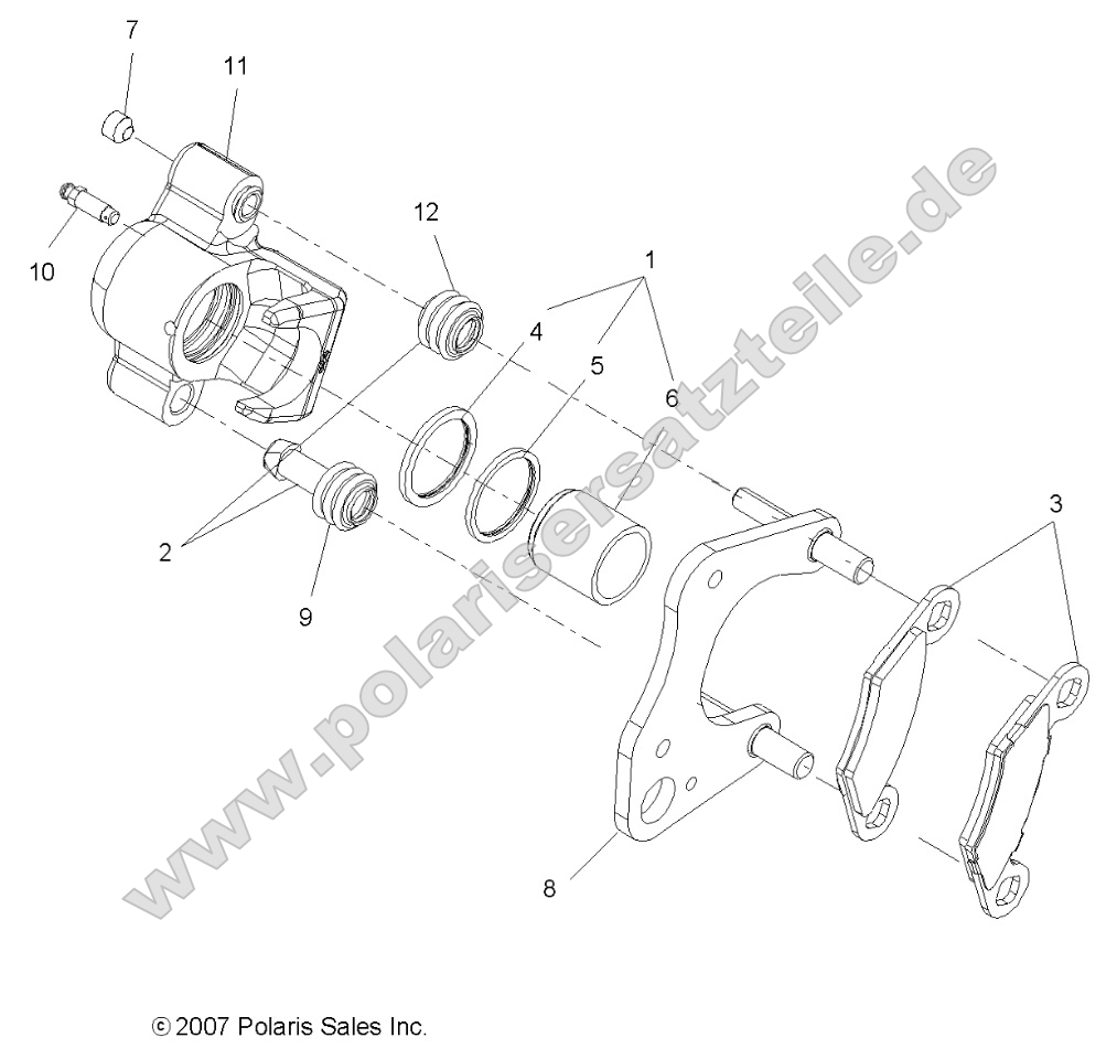 Brakes, Front Caliper Brakes, Front Caliper