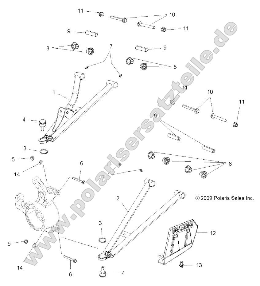 Suspension, Front A-Arms