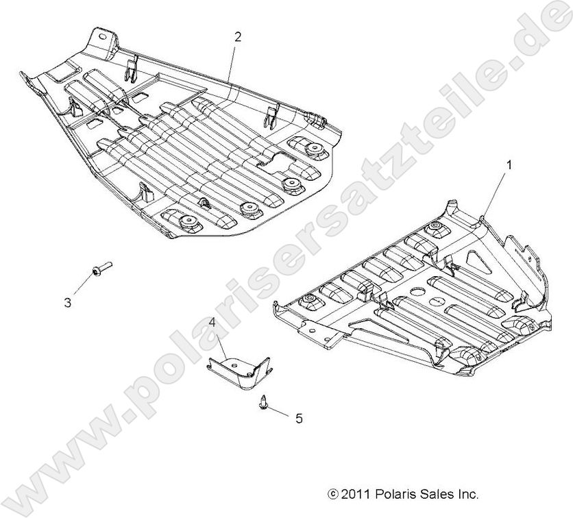 BODY, SKID PLATES BODY, SKID PLATES