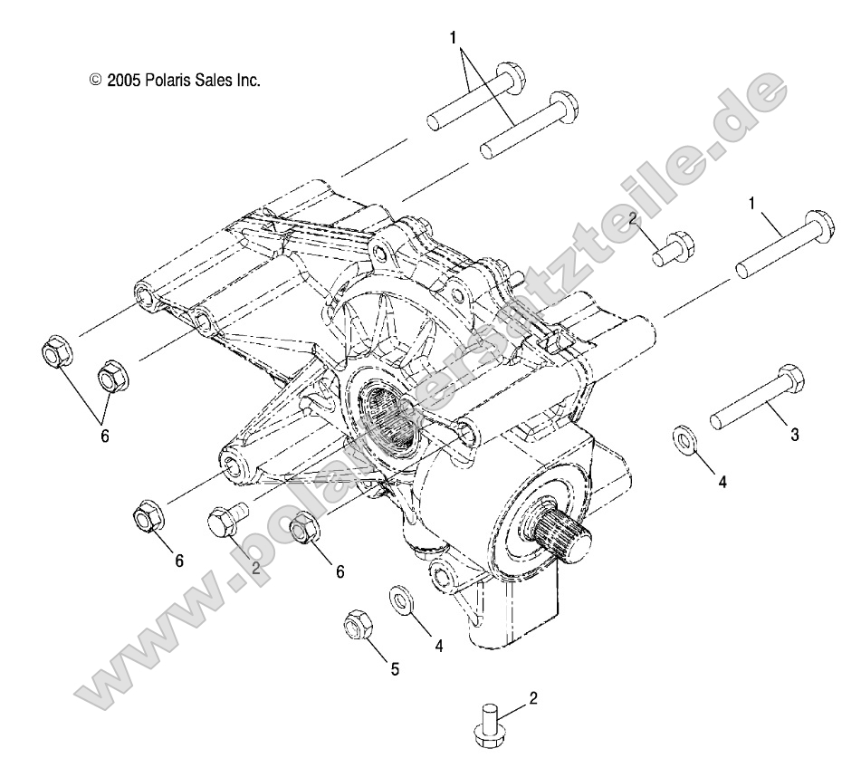 Drive Train, Rear Gearcase Mounting