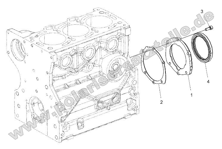 Engine, Crankshaft Oil Seal Flange Engine, Crankshaft Oil Seal Flange