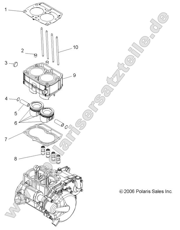 Engine, Piston and Cylinder