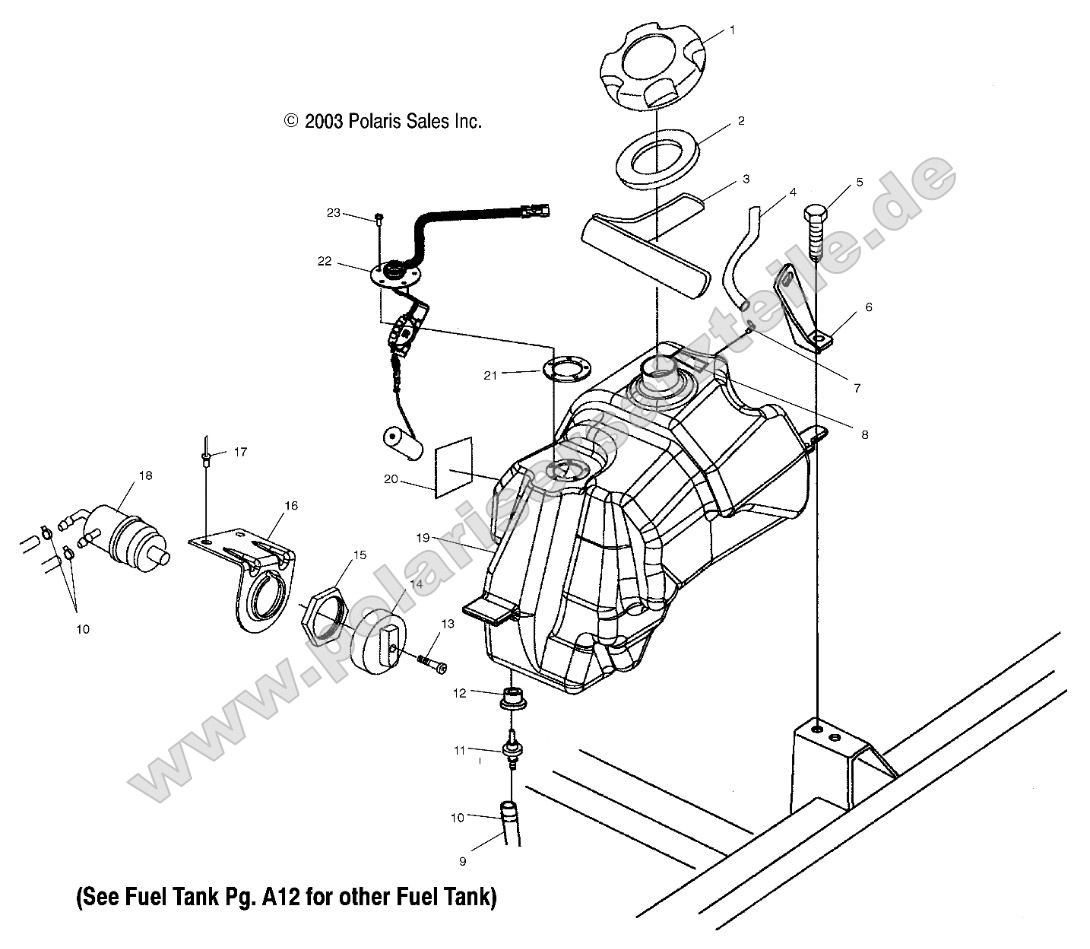 Fuel Tank (4986128612E03) Fuel Tank (4986128612E03)