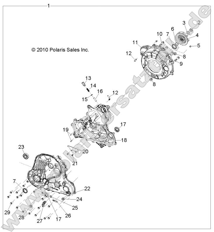 Drive Train, Main Gearcase