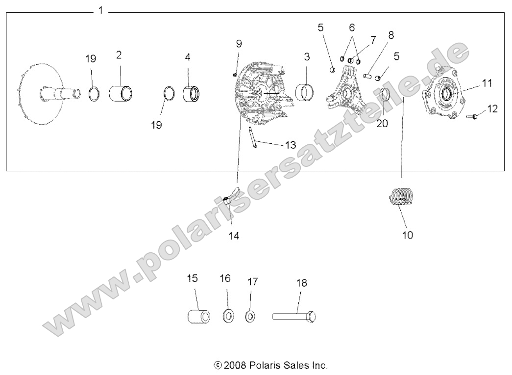Drive Train, Primary Clutch