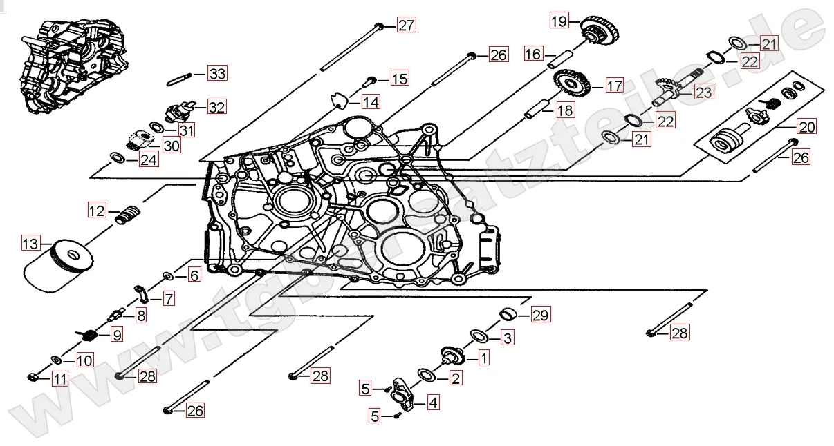 Motorgehäuse links (1)