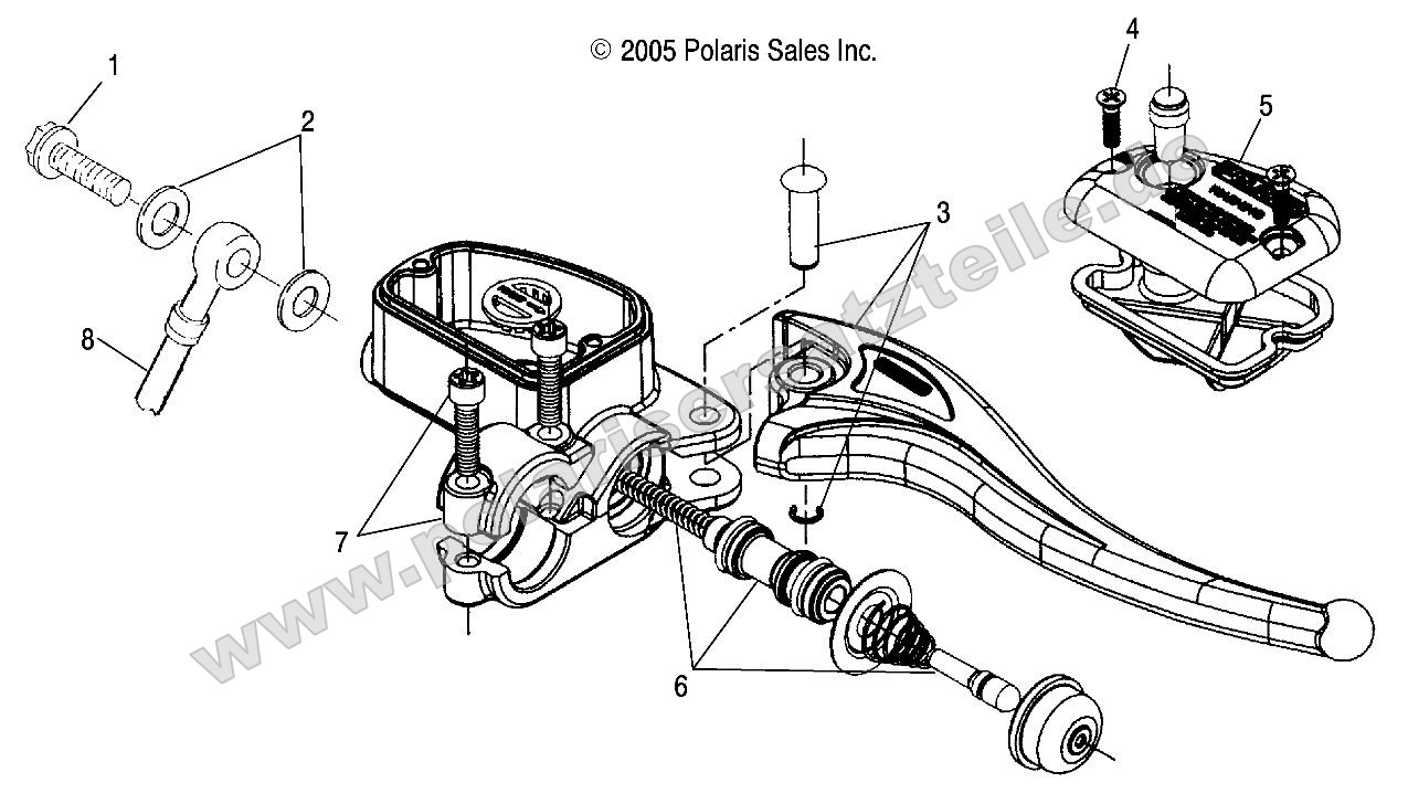Controls - Master Cylinder/Brake Line, RH Controls - Master Cylinder/Brake Line, RH